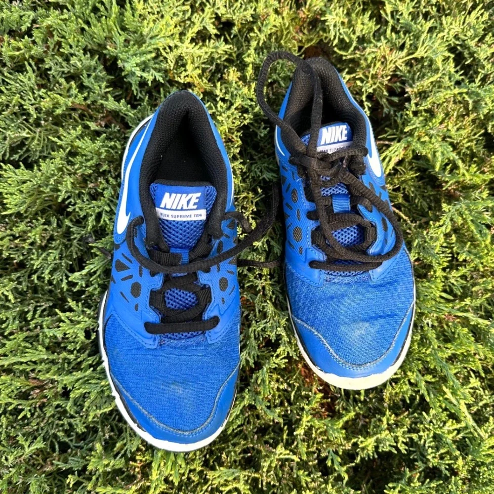 Nike Boy's‎ Flex Supreme TR 4 Athletic Shoes Size 13 Game Royal/Black